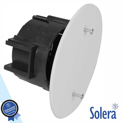 CAIXA DE PASSAGEM EMBUTIR C/ 5 ENTRADAS Ø65x40MM SOLERA