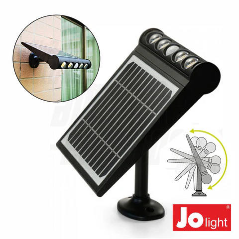 Candeeiro Solar LED 8W IP65 C/ Sensor Movimentos PIR JOLIGHT