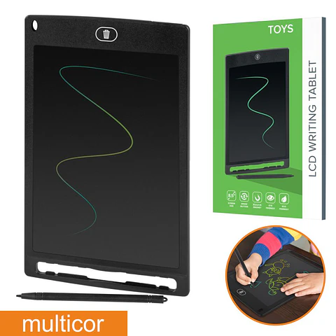 PLACA DIGITAL PORTÁTIL LCD 8.5" MULTICOR