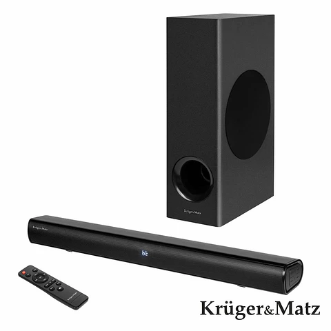 Barra Som C/ Sub S/Fios 36W USB/BT/HDMI/AUX KRUGER MATZ