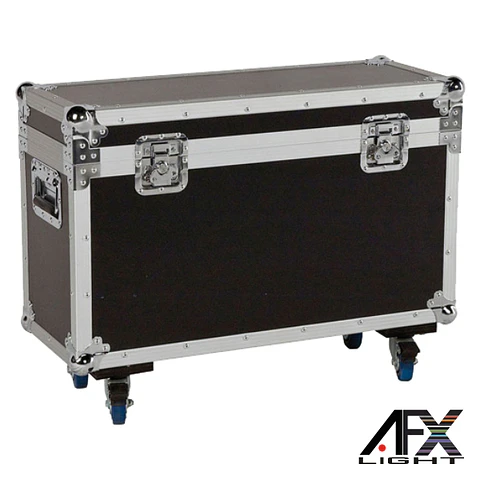 MALA TRANSPORTE DJ P/ 2MOVING HEAD SPOT200LED RODAS AFXLIGHT