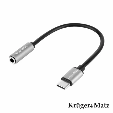 Adaptador USB-C Macho P/ Jack 3.5mm KRUGER MATZ