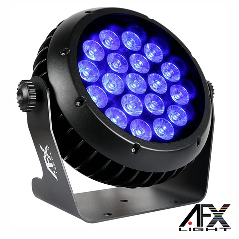 Projetor Par C/ 19 LEDS 10W RGBW DMX IP65 AFXLIGHT