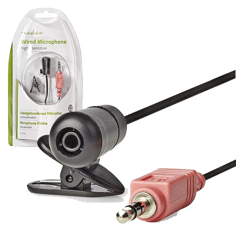 MICROFONE LAPELA P/ PC JACK 3.5MM