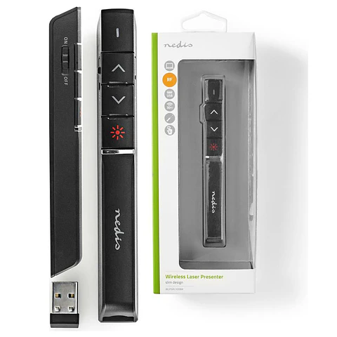 Ponteiro Laser Para Apresentações Wireless NEDIS