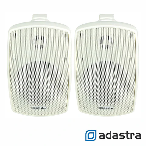 Conjunto De 2 Colunas 4" 60W IP44 Branco ADASTRA