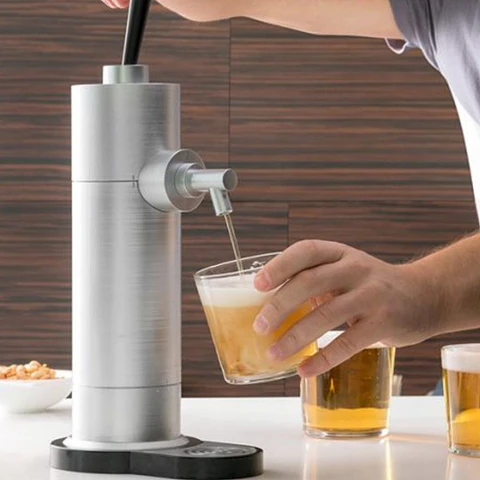 DISPENSADOR DE CERVEJA P/ LATAS 33~50CL C/ 2 MODOS A PILHAS