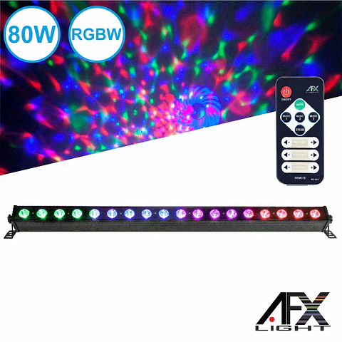 Barra Luz Interior 80W RGBW DMX AFXLIGHT