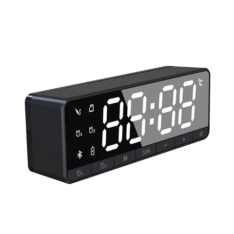 Relógio Despertador Bluetooth/MicroSD