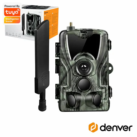 Câmara de Caça Cmos 8MP 4G 120º PIR IP65 TUYA DENVER