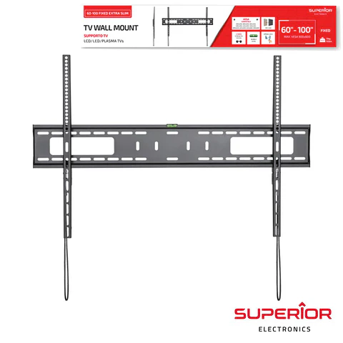 SUPORTE LCD/LED 60/100" FIXO SLIM VESA 900/600 75KG