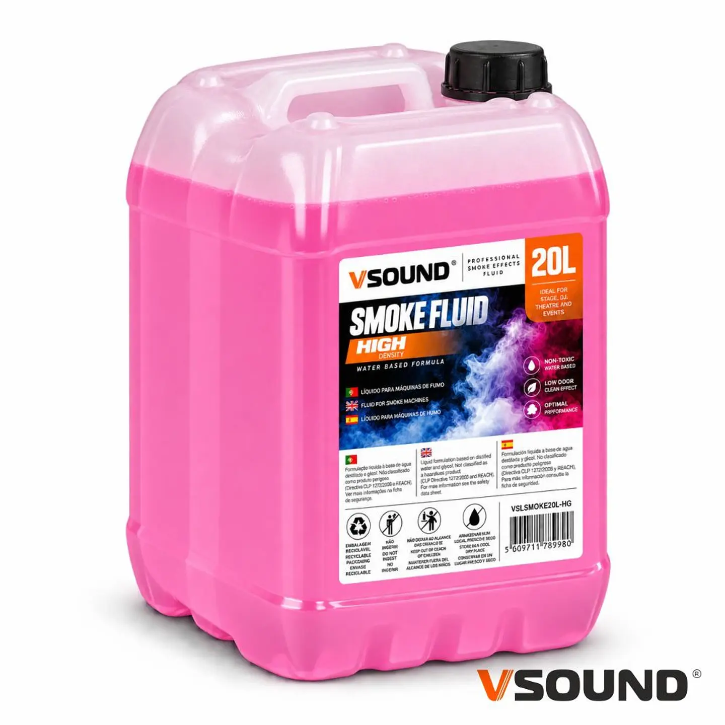 Líquido De Fumos Profissional Alta Densidade 20L VSOUND 1