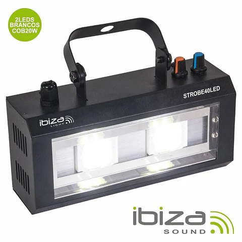ESTROBOSCÓPIO C/ 2 LEDS COB 20W IBIZA