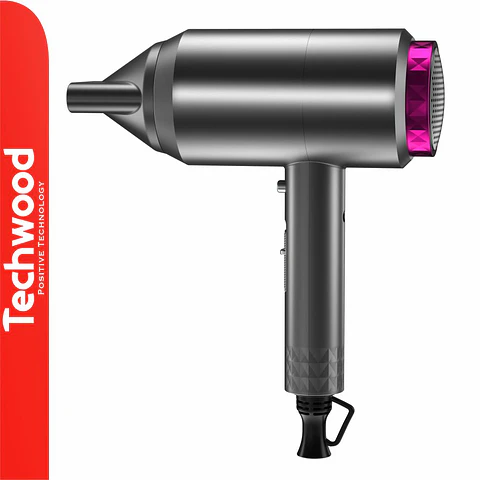 Secador de Cabelo 2200W Preto TECHWOOD