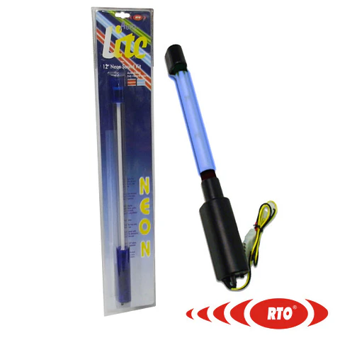 LÂMPADA NÉON AZUL C/ SOM DE 12"