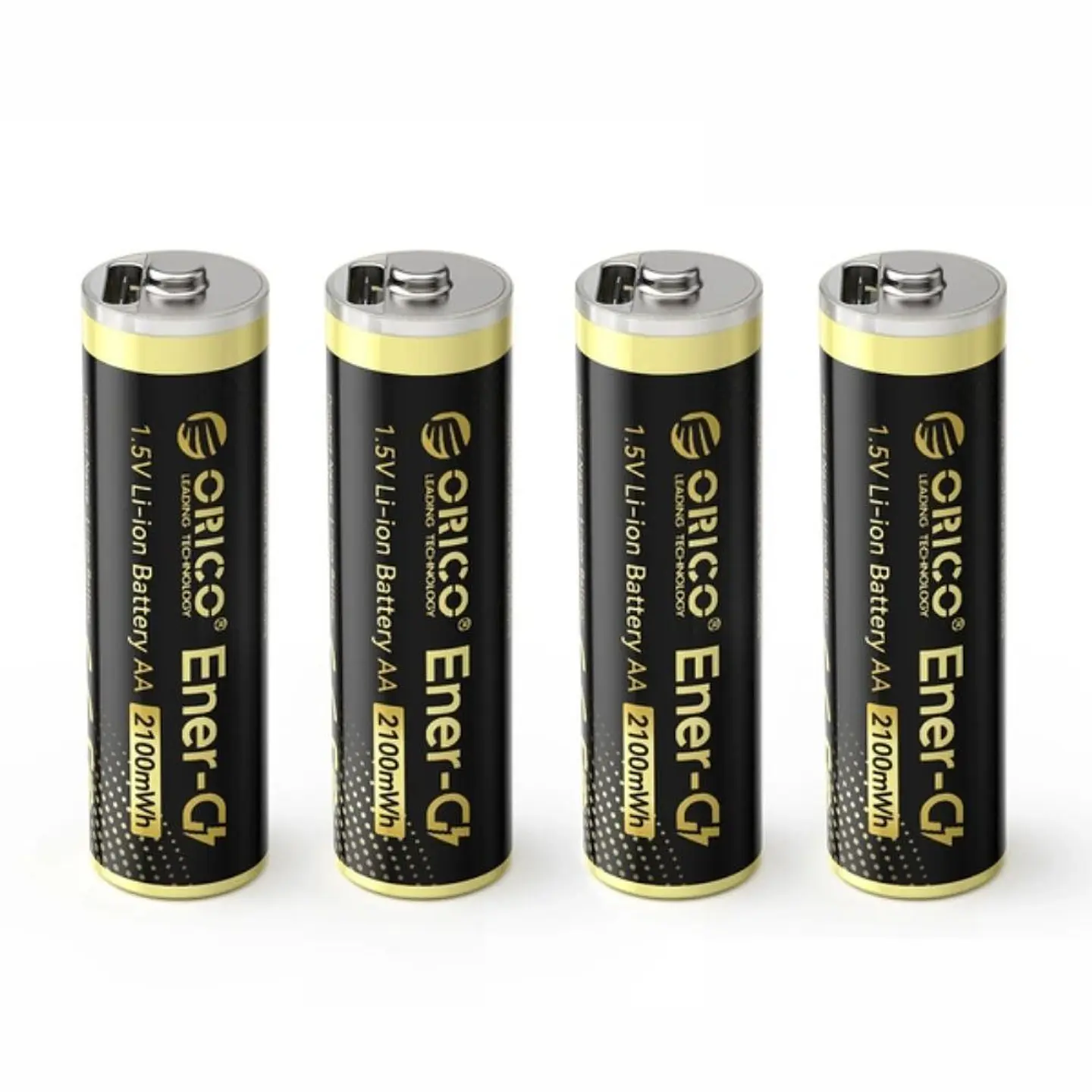 Pilha Lítio AA Recarregável Por USB-C 1.5V 2100mWh x4 1