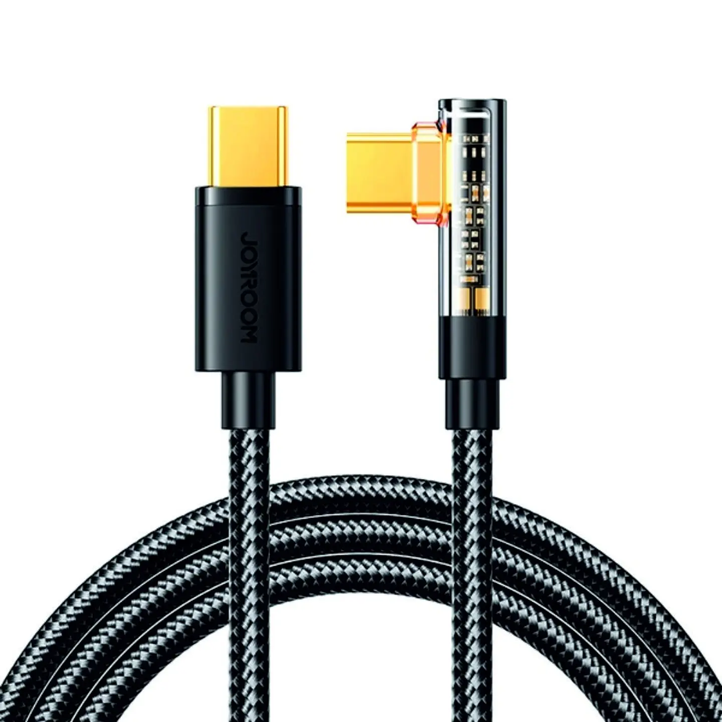 Cabo USB-C Macho P/ USB-C 90º Macho 5A 1.2m 100W JOYROOM 1