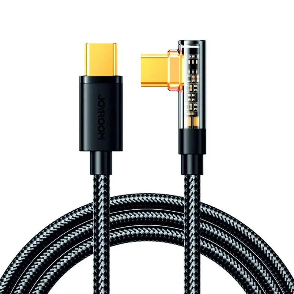 Cabo USB-C Macho P/ USB-C 90º Macho 5A 1.2m 100W JOYROOM 1