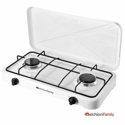 Fogão Gás Com 2 Queimadores Branco MelchioniFamily