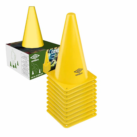 Conjunto de 10 Cones P/ Desporto 23.5cm UMBRO