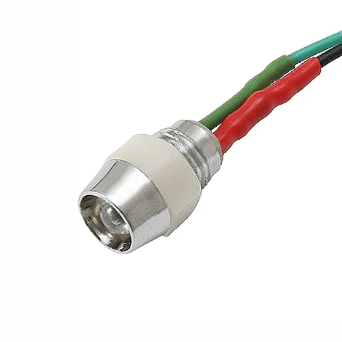 Luz LED Piloto Vermelho 12V Ø5mm