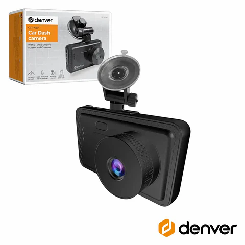 Câmara Vigilância HD 5MP P/ Auto IPS 3" 120º DENVER