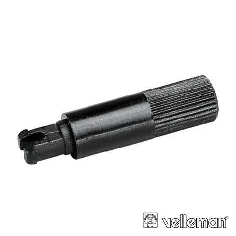 VEIO P/ POTENCIÓMETRO DE AJUSTE 6MM PRETO