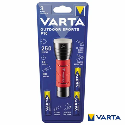 Lanterna LED Outdoor Sports F10 250lm 3xAAA IPX4 VARTA