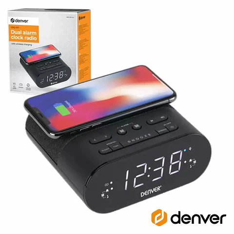 Relógio Despertador FM Digital QI DENVER