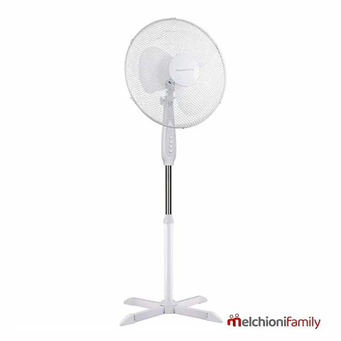 Ventoinha De Chão Branca Ø40cm 40W MFAMILY
