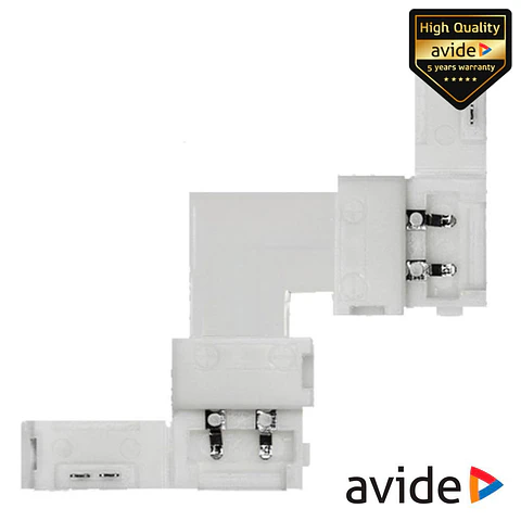 União P/ Fita LEDS Monocor IP20 90º AVIDE