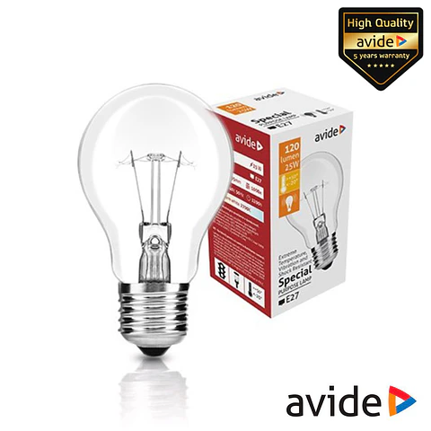 Lâmpada E27 25W Globo 2700K 120lm AVIDE