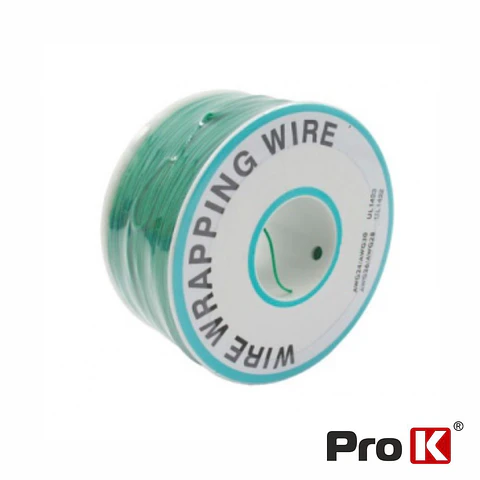 Cabo Multifilar Verde 0.25mm Rolo 250m PROK