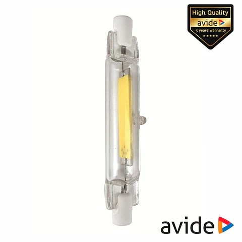 Lâmpada LED COB R7S 78mm 5W 3000K AVIDE