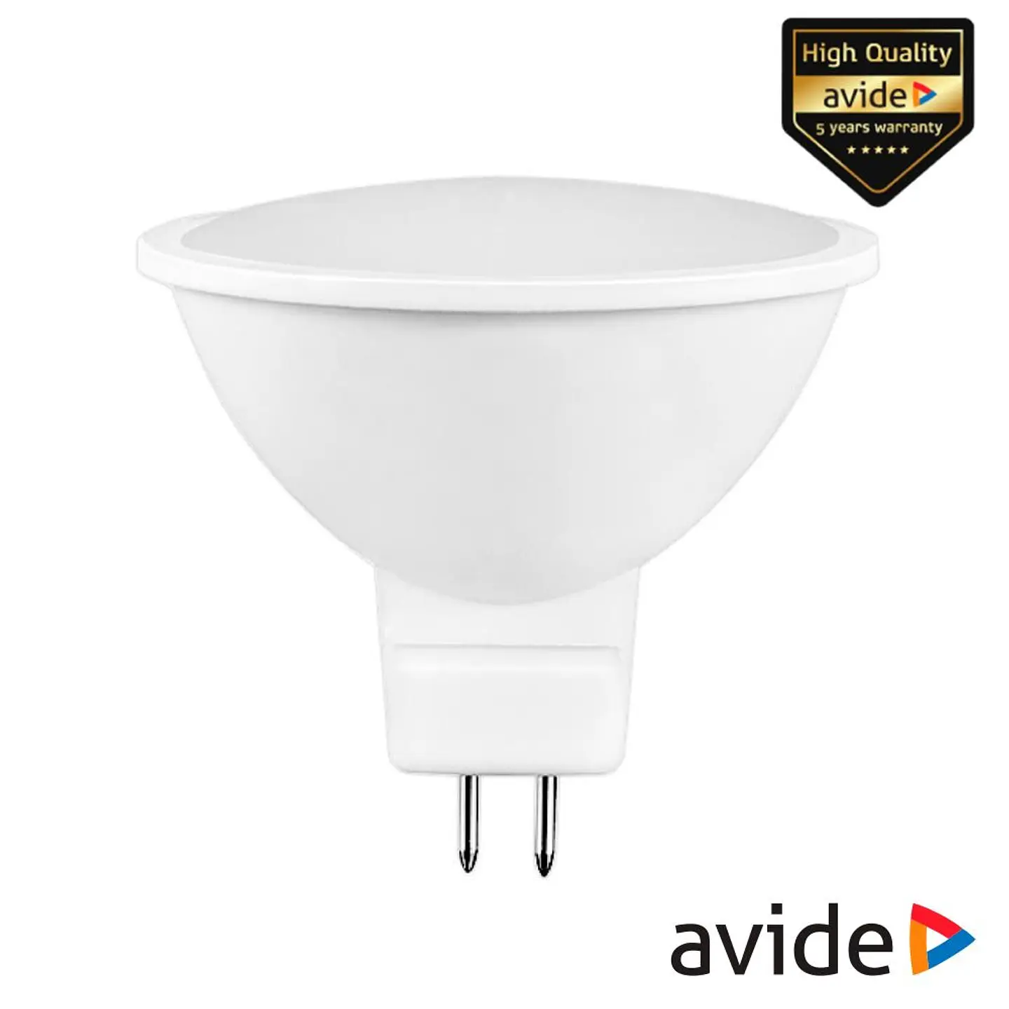 Lâmpada LED GU5.3 MR16 Spot 6W 510lm 12V 6400K AVIDE 1