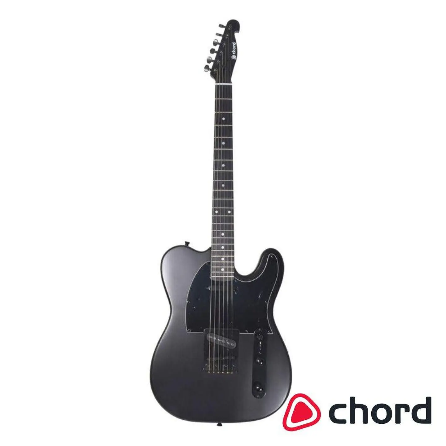 Guitarra Elétrica 2 Pickups Single Coil Preto CHORD 1
