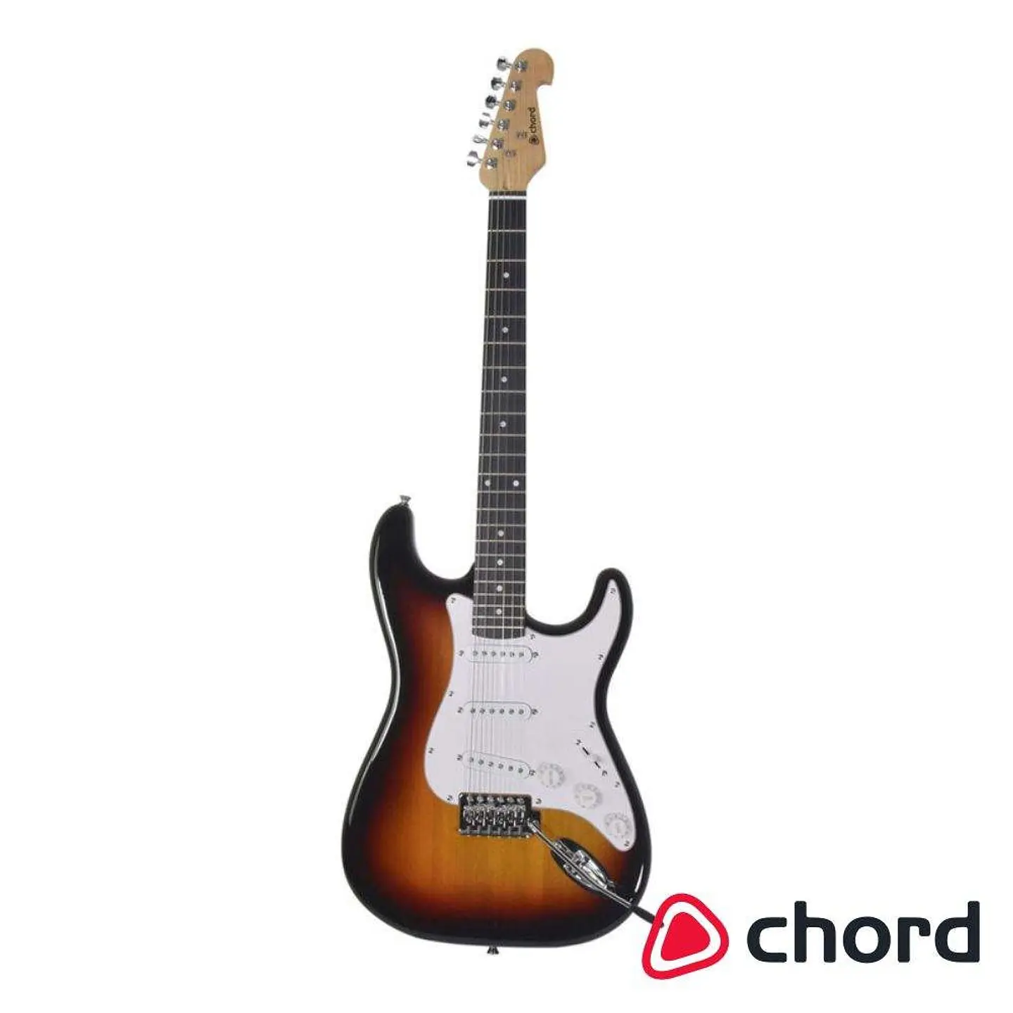 Guitarra Elétrica 3 Pickups Single Coil Sunburst CHORD 1