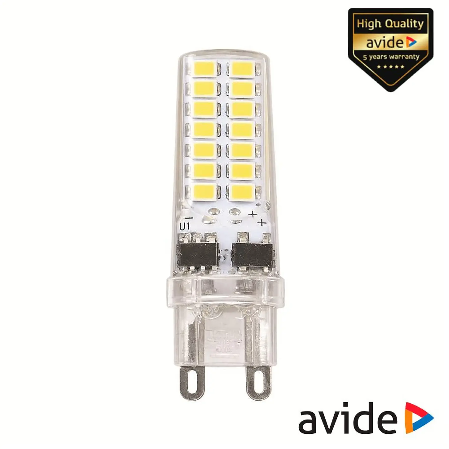 Lâmpada LED G9 3W 230V 4000K 300lm Silicone AVIDE 1
