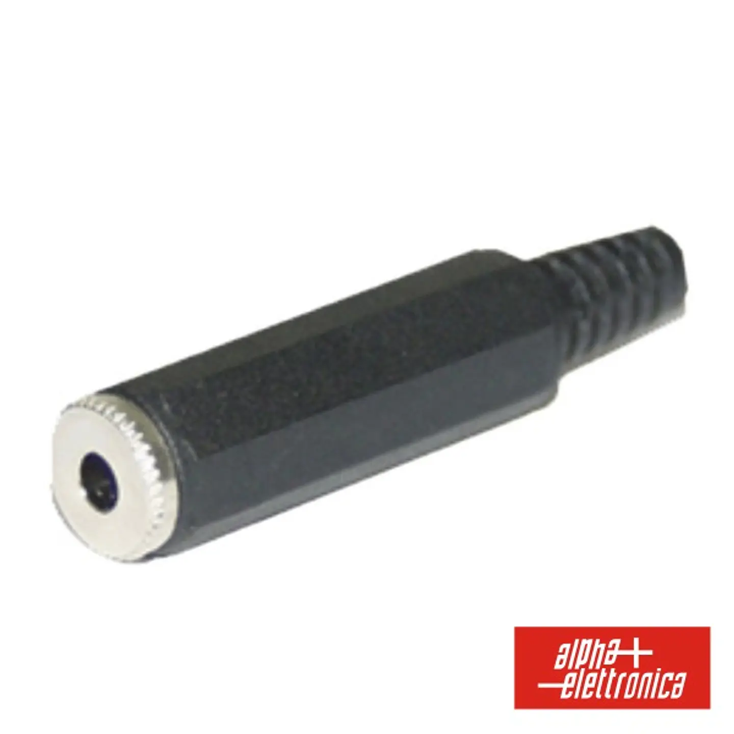 FICHA JACK FÊMEA 3.5MM MONO C/ PROTEÇÃO DE CABO 1
