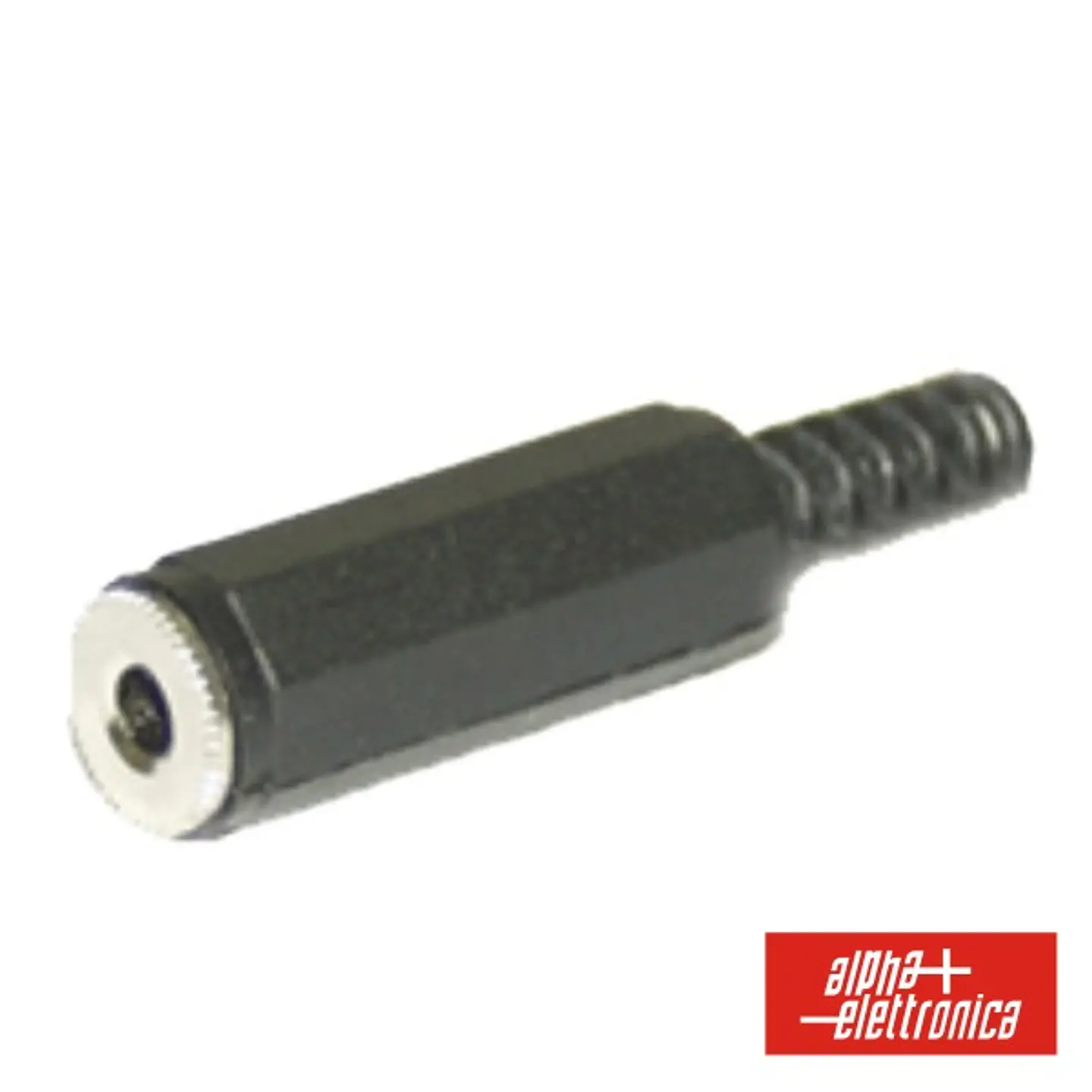 FICHA JACK FÊMEA 3.5MM STEREO C/ PROTEÇÃO DE CABO 1