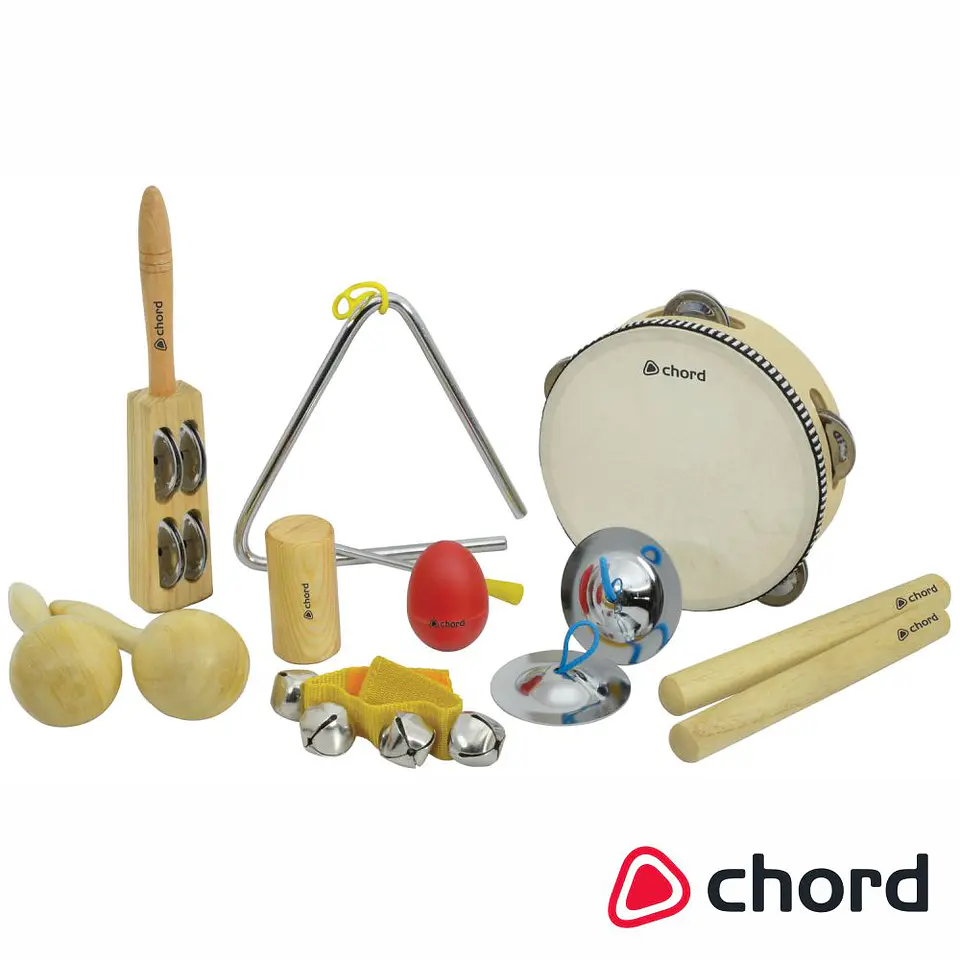 Conjunto De Percussão 9 Instrumentos CHORD 1