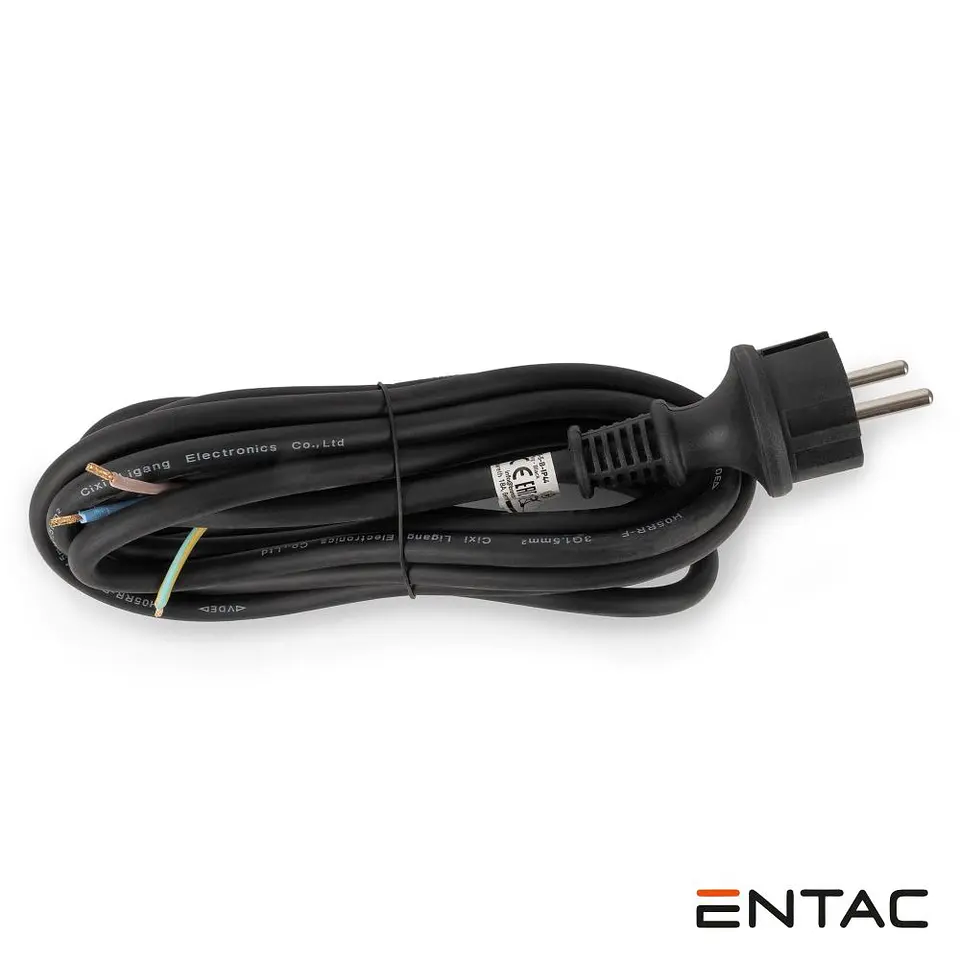 Cabo Alimentação Schuko Macho H05RR-F 3G1.5 5m IP44 ENTAC 1