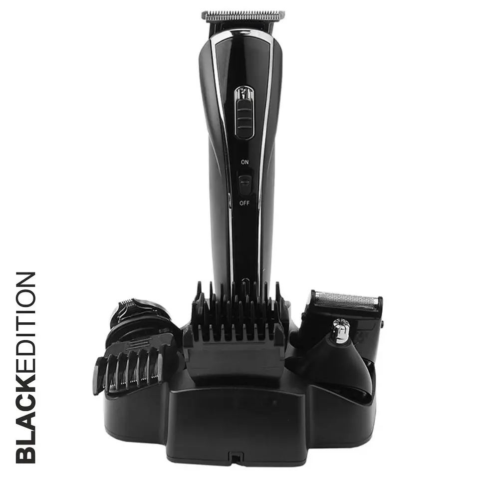MÁQUINA CORTAR CABELO C/ 5 PENTES E ACESSÓRIOS 1