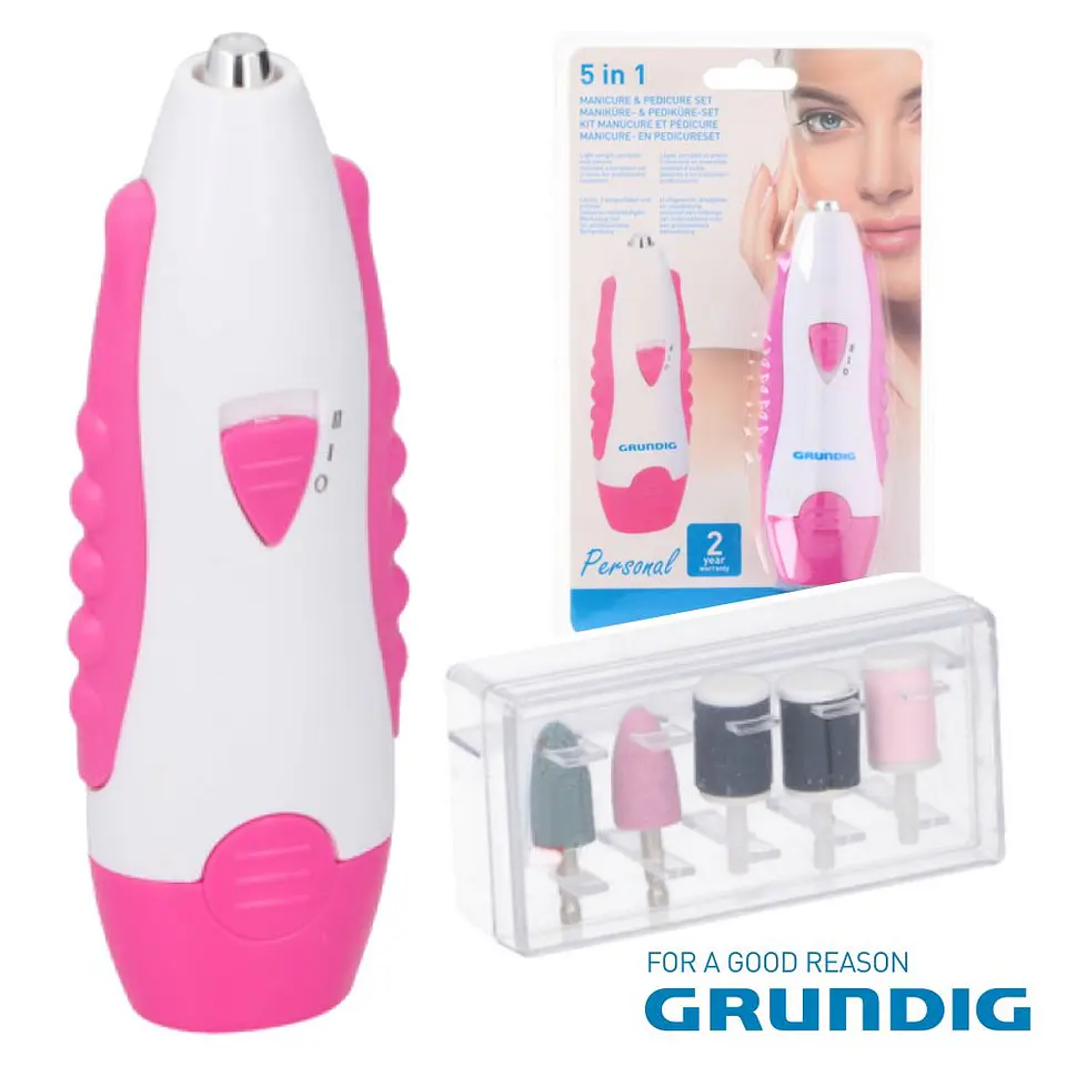 APARELHO P/ MANICURE E PEDICURE C/ 6 PEDRAS GRUNDIG 1