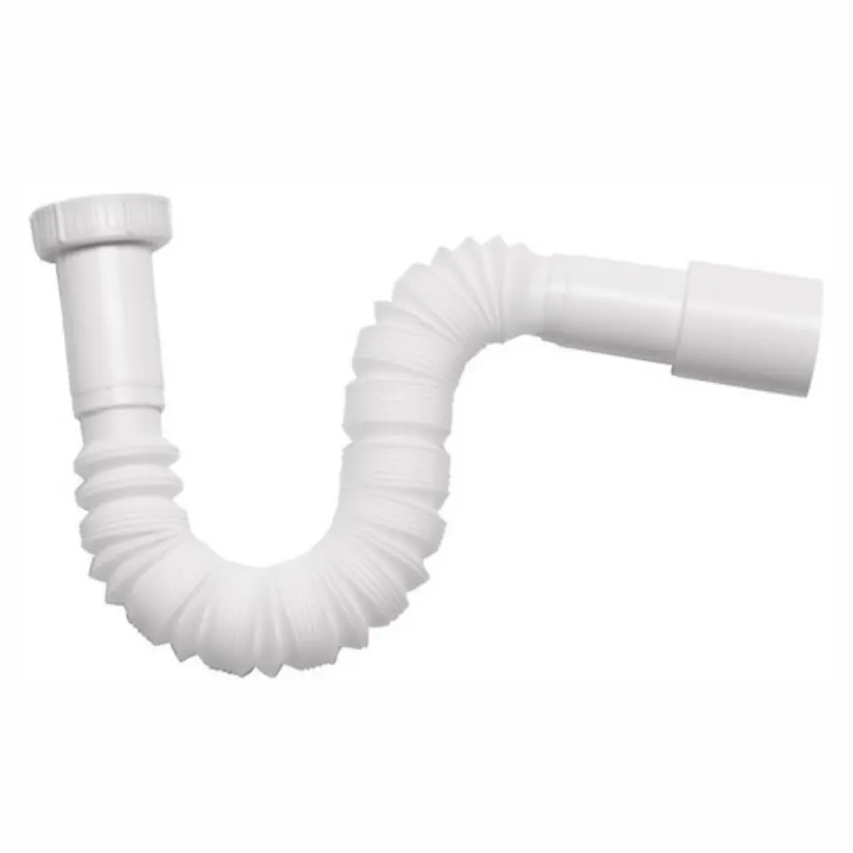 SIFÃO EXTENSÍVEL C/ PORCA DE PLÁSTICO 1