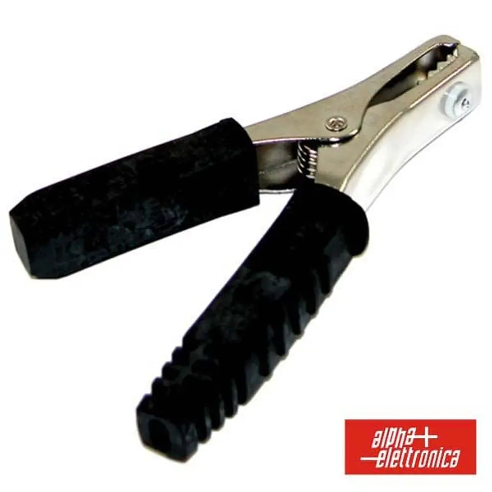 PINÇA CROCODILO ISOLADA PRETA 40A 1