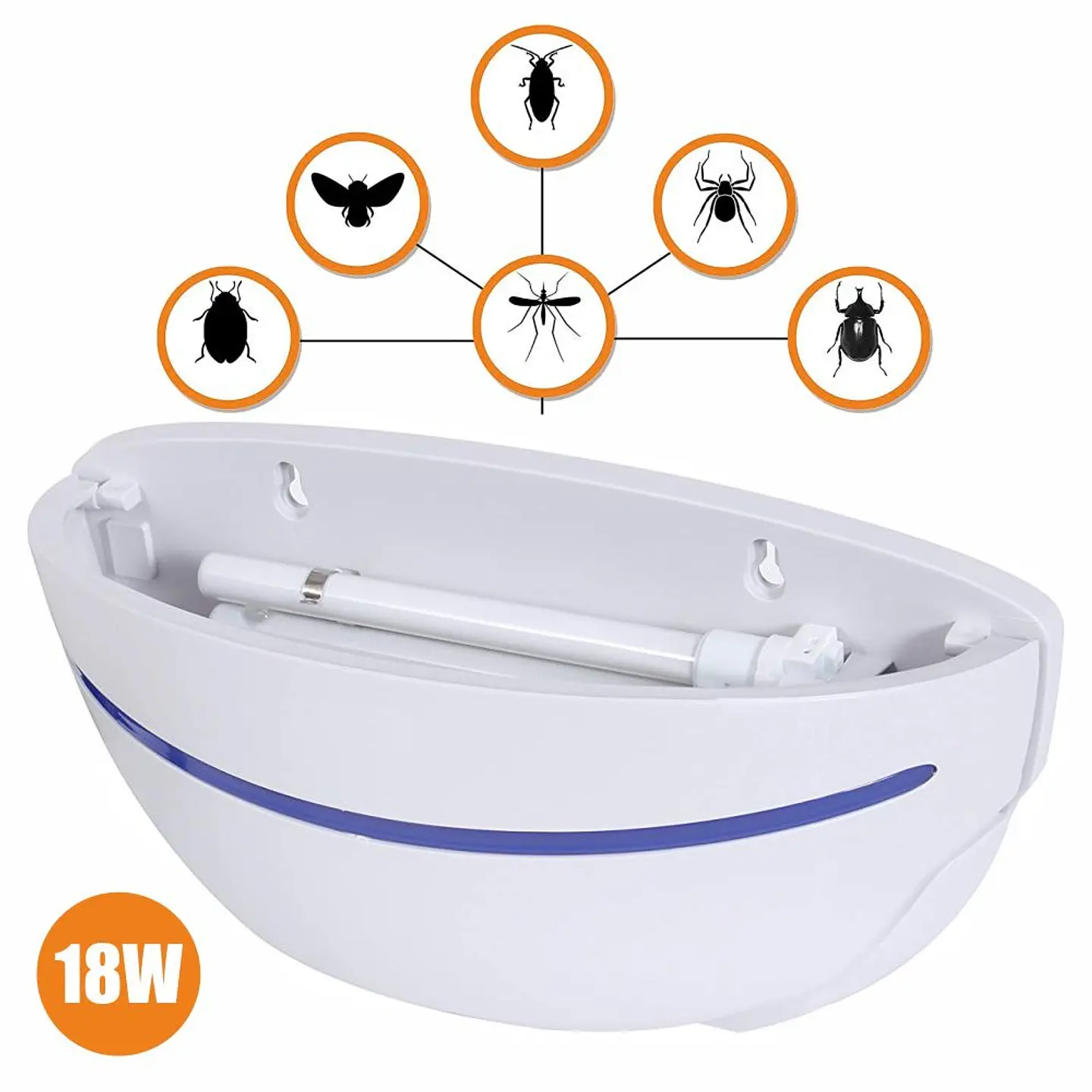 MOSQUITEIRO ELÉCTRICO 18W C/ PLACA ADESIVA 1
