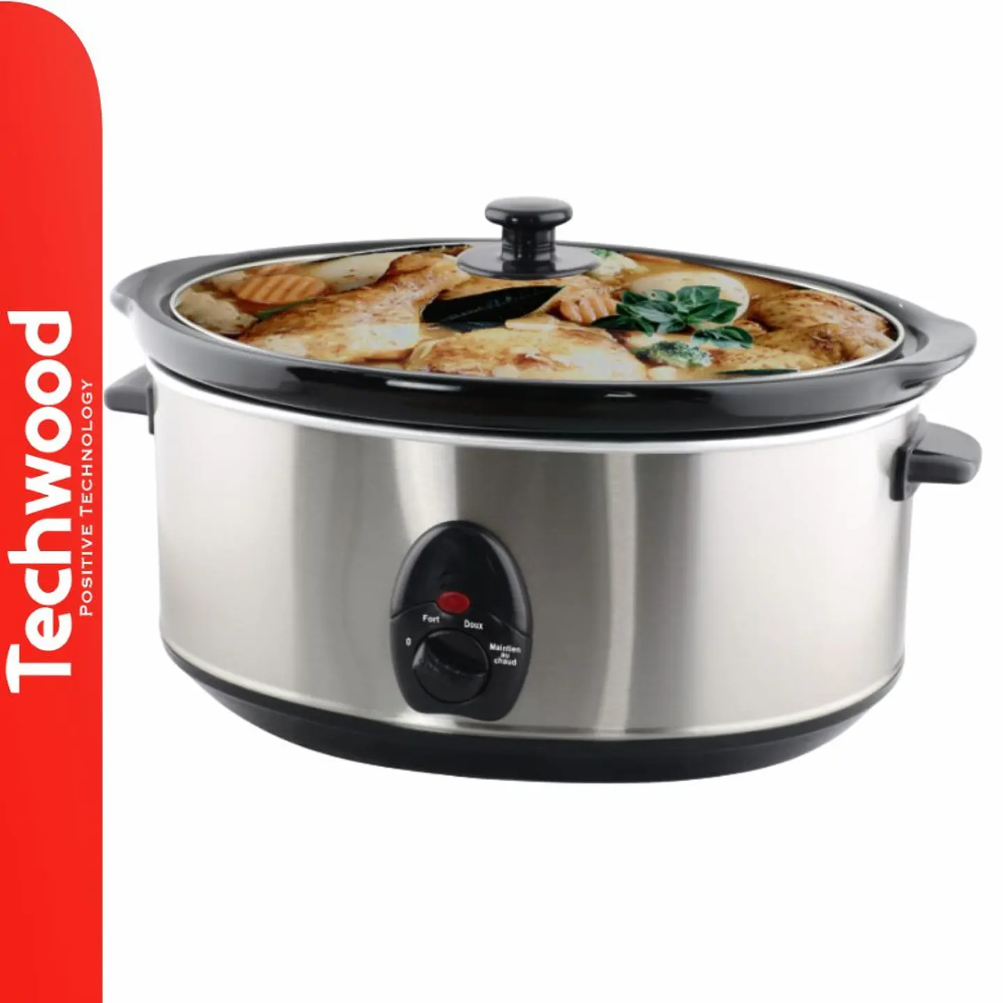Panela Elétrica 6.5L 320W Inox TECHWOOD 1