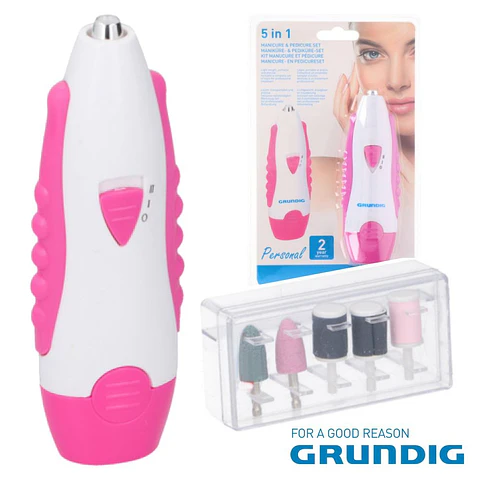 APARELHO P/ MANICURE E PEDICURE C/ 6 PEDRAS GRUNDIG