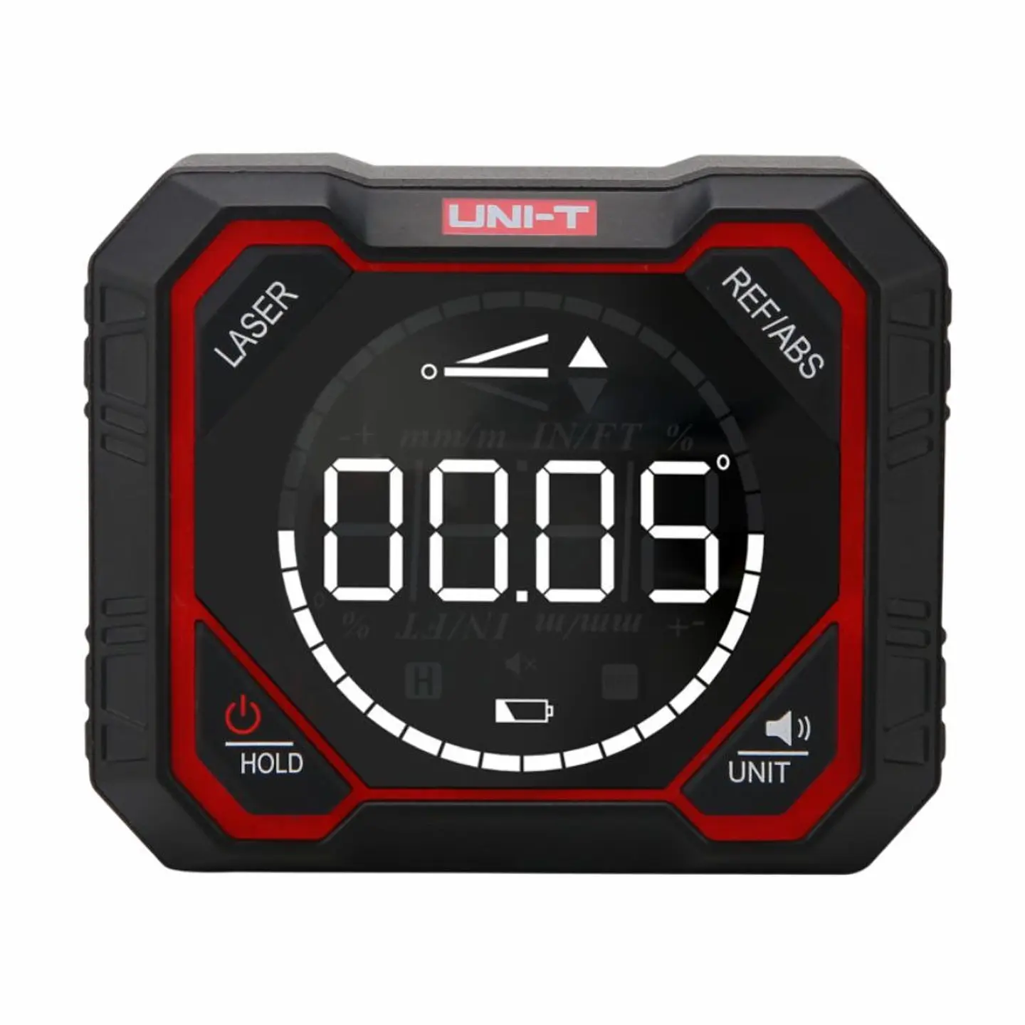 Medidor De Ângulos Digital 4x90º C/ Laser UNI-T 1